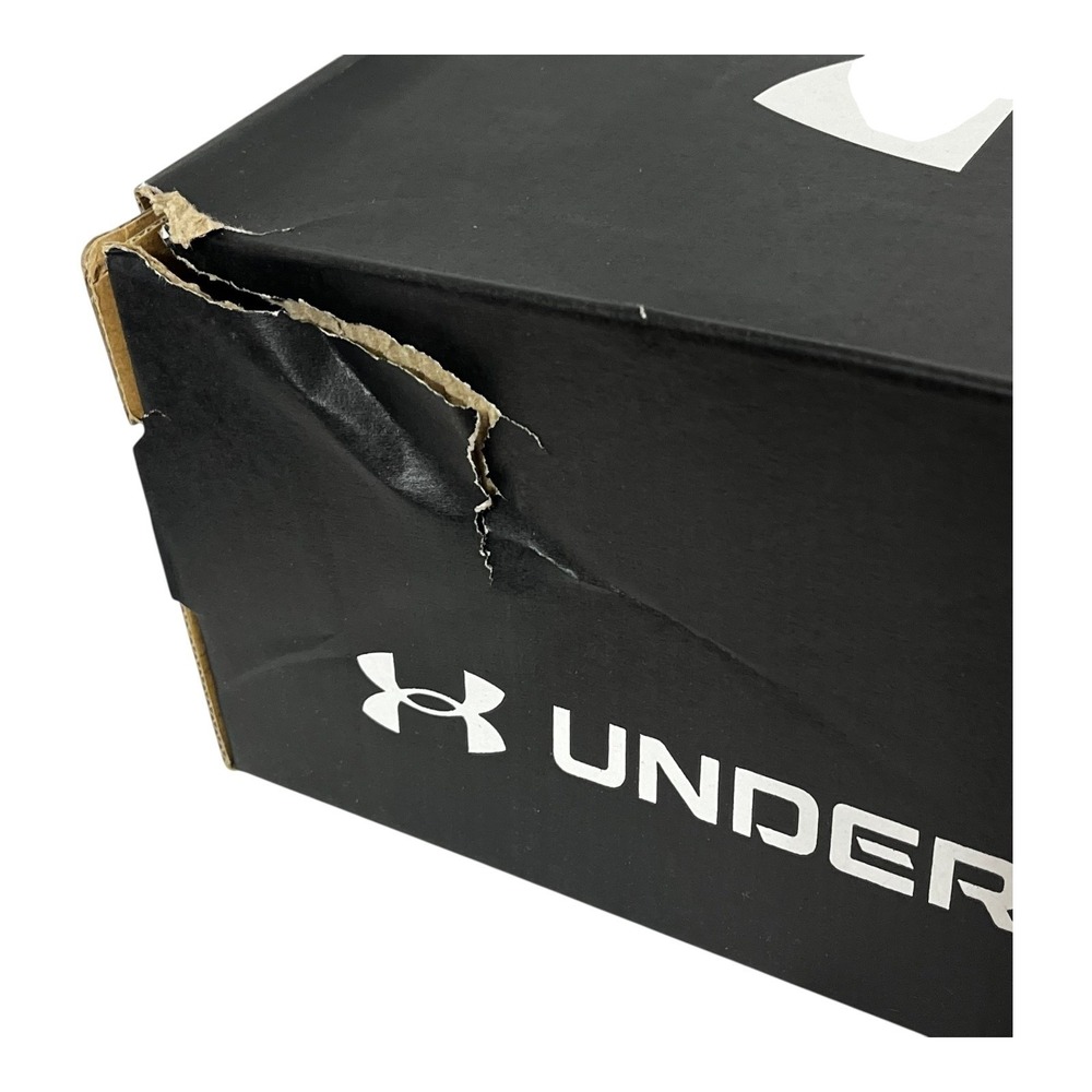 Under Armour Womens Charged Assert 10 Running Shoes White Black 3026179-104 5.5 - Picture 7 of 8